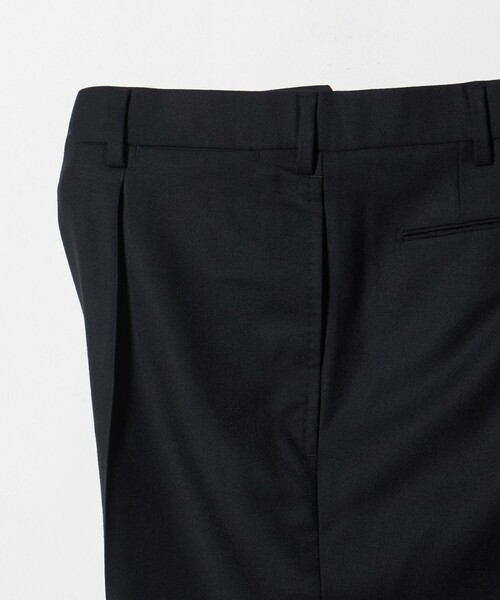 UNITED ARROWS(ユナイテッドアローズ)の「サージ テーパード 1プリーツ スラックス(スラックス・メンズ・グレー系/ネイビー・48/44/50/46)」の12枚目の写真