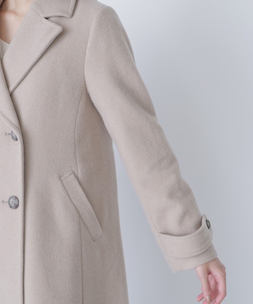 ◇ビッグカラーダブルチェスターコート（チェスターコート）｜NATURAL
