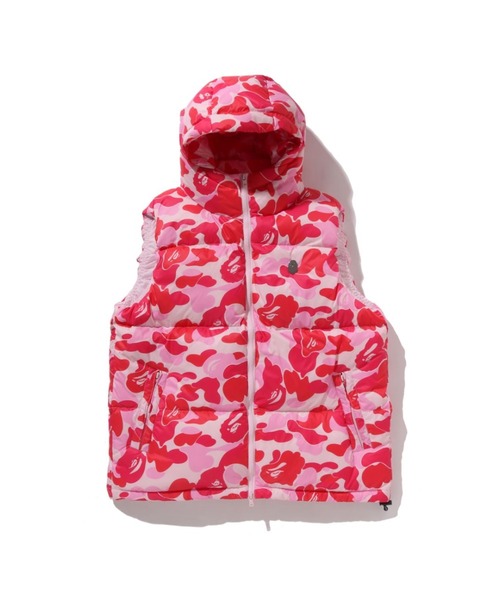 A BATHING APE(アベイシングエイプ)の「ABC CAMO DOWN VEST(ダウンベスト・メンズ・グリーン/ピンク/ブルー・LARGE/SMALL/X-LARGE/MEDIUM/XX-LARGE)」の3枚目の写真