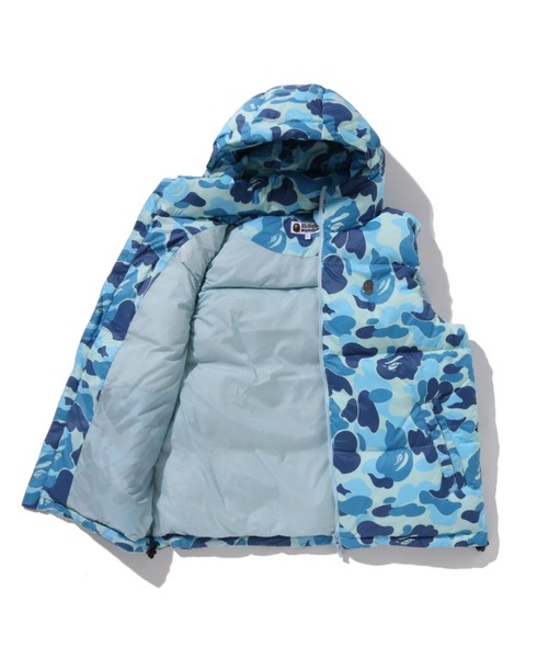 A BATHING APE(アベイシングエイプ)の「ABC CAMO DOWN VEST(ダウンベスト・メンズ・グリーン/ピンク/ブルー・LARGE/SMALL/X-LARGE/MEDIUM/XX-LARGE)」の8枚目の写真