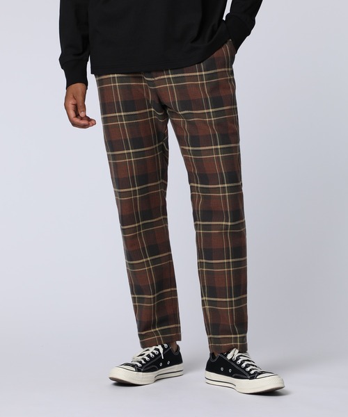 Psycho Bunny(サイコバニー)の「ポケットバニー チェックパンツ(スラックス・メンズ・ブラウン/ベージュ・X-LARGE/LARGE/MEDIUM)」の2枚目の写真