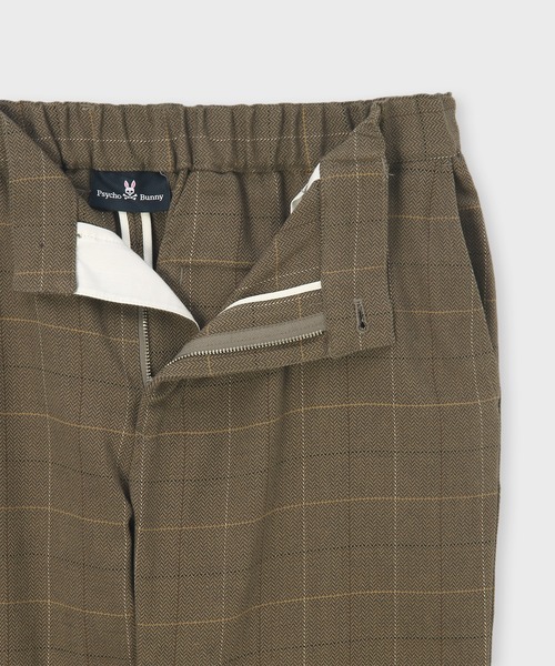 Psycho Bunny(サイコバニー)の「ポケットバニー チェックパンツ(スラックス・メンズ・ブラウン/ベージュ・X-LARGE/LARGE/MEDIUM)」の12枚目の写真
