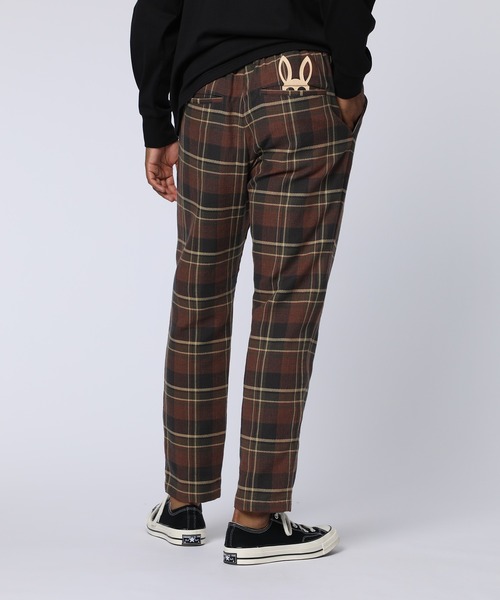 Psycho Bunny(サイコバニー)の「ポケットバニー チェックパンツ(スラックス・メンズ・ブラウン/ベージュ・X-LARGE/LARGE/MEDIUM)」の4枚目の写真