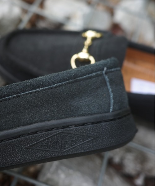 MANEBU（マネブ）の「MANEBU/マネブ　BITCH SUEDE　ビットローファー　スエード　レディース（ローファー・レディース・ブラック・36/37/38）」の5枚目の写真