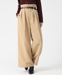 合皮ベルト付チノパンツ