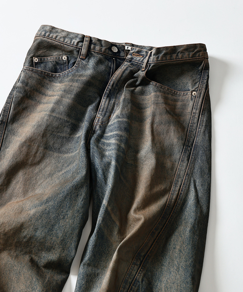 NVRFRGTDENIM 3D mud fadded デニムセットアップ NVRFRGTDENIM 3D mud fadded デニムセットアップ DENIM 3D