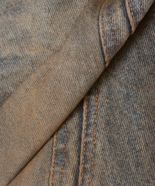 WISM(ウィズム)の「NVRFRGT / ネヴァーフォーゲット 3D TWISTED WIDE LEG JEANS MUD(デニムパンツ・メンズ・ライトブルー/ブラック系その他・1/2/3)」の21枚目の写真