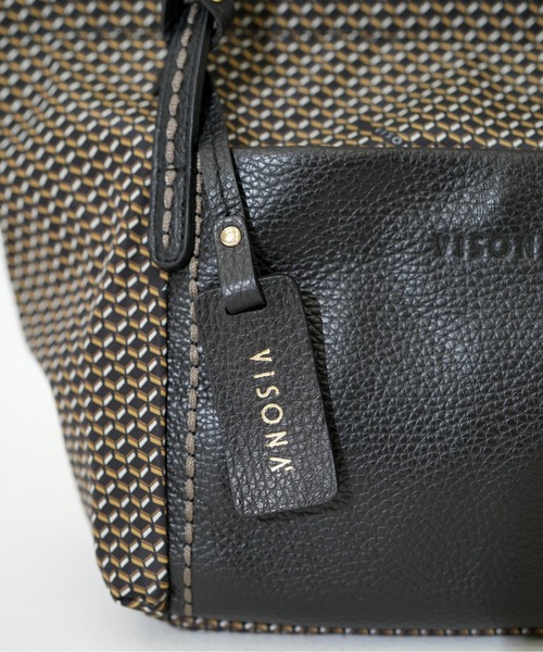 SAC'S BARJean（サックスバージーン）の「【VISONA/ヴィソナ】 HAND BAG S（ハンドバッグ・レディース・スカイブルー/ブラック/レッド/ベージュ系その他/グレイッシュベージュ/ブルー・FREE）」の13枚目の写真