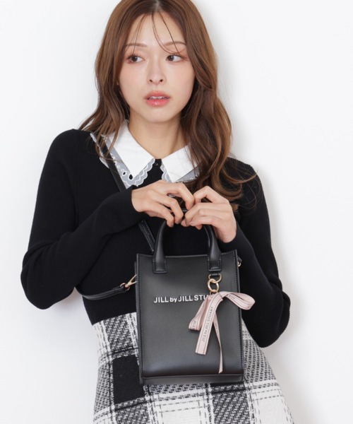 ◇チャーム付きミニトートバッグ（ショルダーバッグ）｜JILL by JILL