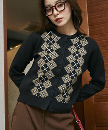 Godard Haberdashery アーガイルニット　セーター Godard Haberdashery アーガイルニット 【公式通販】