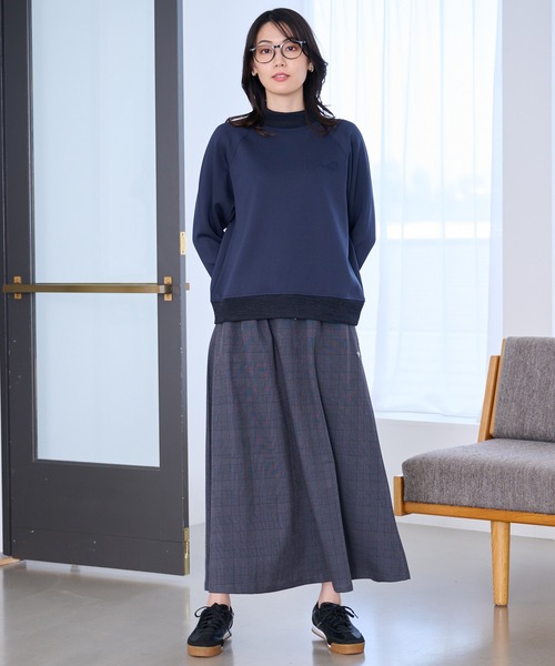 Arnold Palmer（アーノルドパーマー）の「リブアクセント カットプルオーバー（Tシャツ/カットソー・レディース・ワイン/アイボリー/ネイビー・L/M/S）」の6枚目の写真