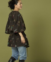 Freada | Freada/フリーダ モチーフ刺繍 柄 ワンピース(ワンピース)