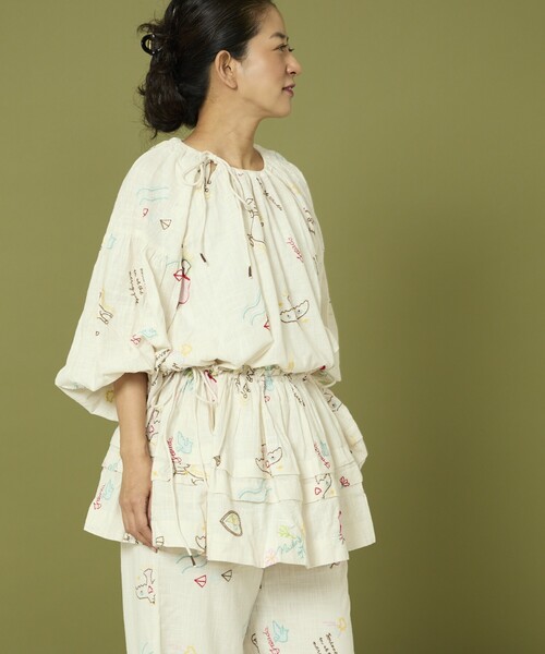 フリーダ刺繍ワンピース♡お気に入り♡ Freada/モチーフ刺繍 柄