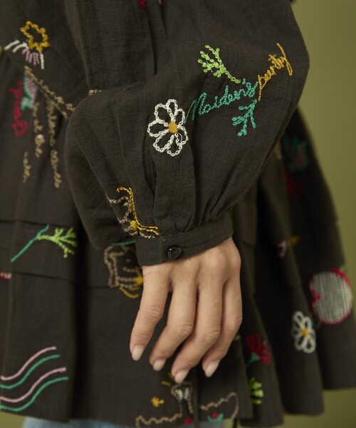 セール】Freada/フリーダ モチーフ刺繍 柄 ワンピース（ワンピース