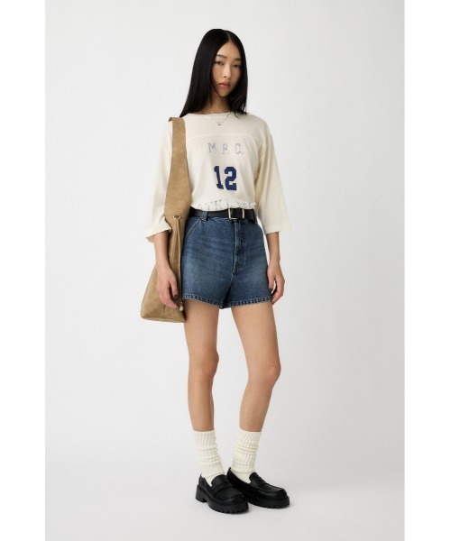 MOUSSY(マウジー)の「BROKEN FOOTBALL Tシャツ(Tシャツ/カットソー・レディース・ブラウン/オフホワイト・FREE)」の11枚目の写真