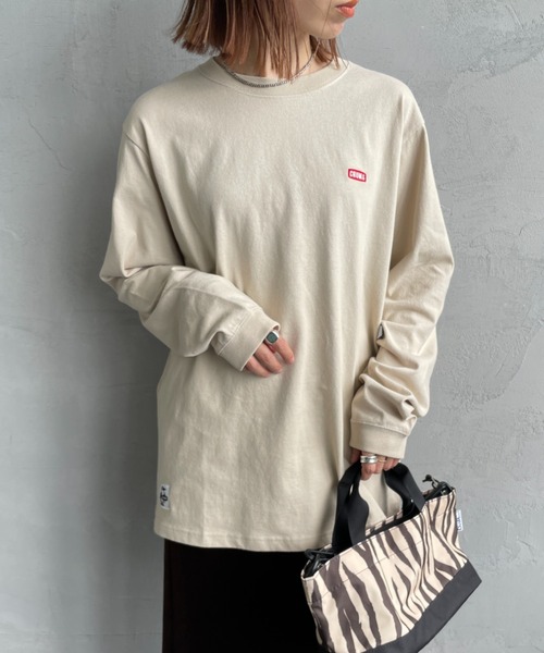 CHUMS（チャムス）の「【WEB限定】[CHUMS/チャムス] BOOBY LOGO バックプリント ロングスリーブTシャツ（Tシャツ/カットソー・レディース・ブラック/ホワイト/グレイッシュベージュ・M/XL/L）」の8枚目の写真