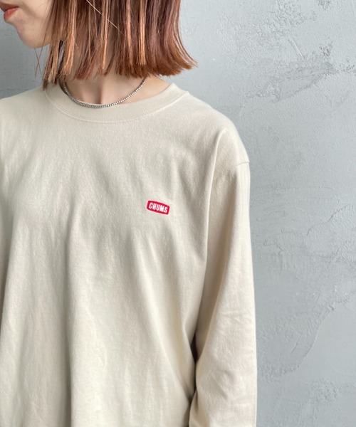 CHUMS（チャムス）の「【WEB限定】[CHUMS/チャムス] BOOBY LOGO バックプリント ロングスリーブTシャツ（Tシャツ/カットソー・レディース・ブラック/ホワイト/グレイッシュベージュ・M/XL/L）」の14枚目の写真