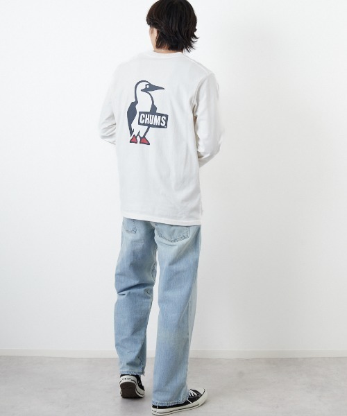 CHUMS（チャムス）の「【WEB限定】[CHUMS/チャムス] BOOBY LOGO バックプリント ロングスリーブTシャツ（Tシャツ/カットソー・レディース・ブラック/ホワイト/グレイッシュベージュ・M/XL/L）」の21枚目の写真