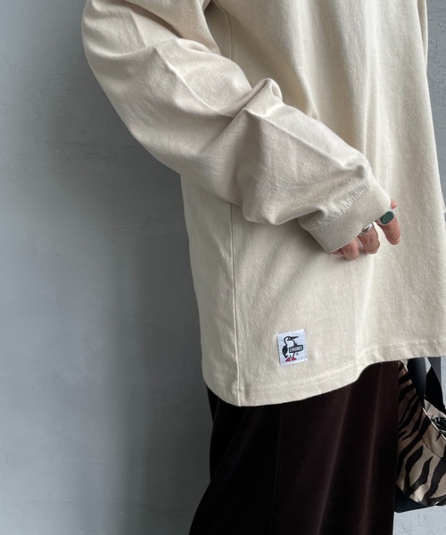 CHUMS（チャムス）の「【WEB限定】[CHUMS/チャムス] BOOBY LOGO バックプリント ロングスリーブTシャツ（Tシャツ/カットソー・レディース・ブラック/ホワイト/グレイッシュベージュ・M/XL/L）」の16枚目の写真