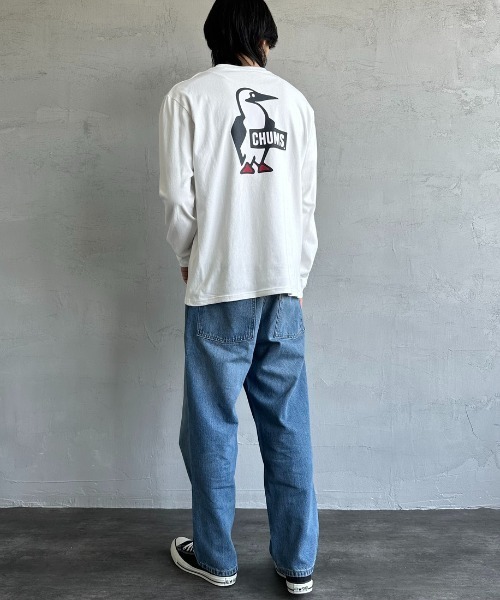 CHUMS（チャムス）の「【WEB限定】[CHUMS/チャムス] BOOBY LOGO バックプリント ロングスリーブTシャツ（Tシャツ/カットソー・レディース・ブラック/ホワイト/グレイッシュベージュ・M/XL/L）」の19枚目の写真