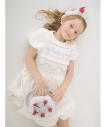 GELATO PIQUEジェラートピケ ギンガムチェックドレス ワンピース部屋着 gelato pique（ジェラートピケ）の「ギンガムチェックドレス