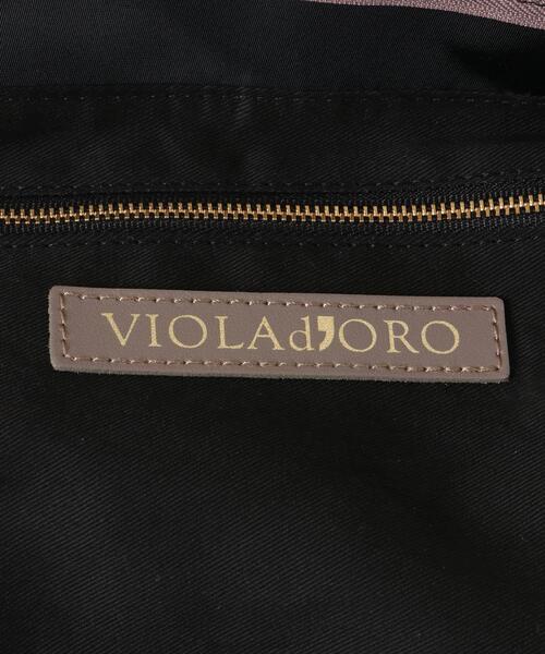 URBAN RESEARCH ROSSO WOMEN(アーバンリサーチ ロッソ)の「『一部別注カラー』VIOLA d’ORO BIANCA S(トートバッグ・レディース・ブラック/ブラウン系その他/ブラック系その他/ベージュ・SMALL)」の8枚目の写真