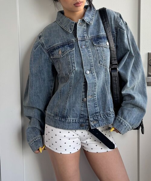 セール】パフスリーブデニムジャケット（デニムジャケット）｜WHO'S