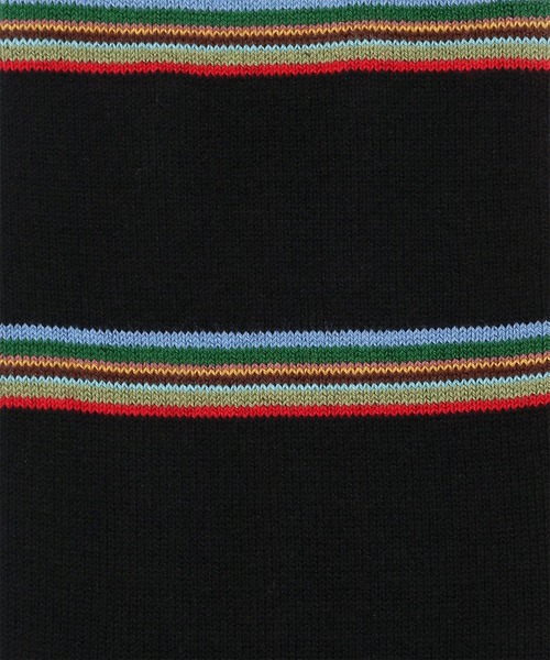 Paul Smith(ポールスミス)の「ブロックストライプ ソックス【250640 CS】(ソックス/靴下・メンズ・ネイビー/ブラック・25-27)」の4枚目の写真