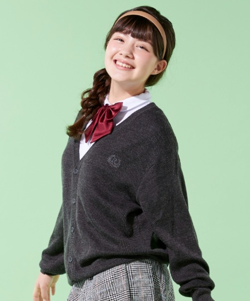 repipi armario(レピピ アルマリオ)の「スクールカーディガン(カーディガン/ボレロ・キッズ・ネイビー/ブラック/グレー・160/150/140)」の3枚目の写真