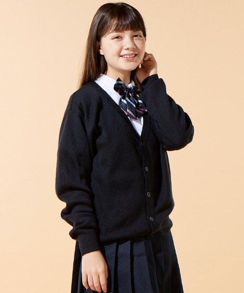 repipi armario(レピピ アルマリオ)の「スクールカーディガン(カーディガン/ボレロ・キッズ・ネイビー/ブラック/グレー・160/150/140)」の2枚目の写真