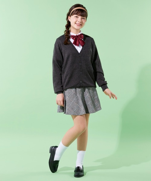 repipi armario(レピピ アルマリオ)の「スクールカーディガン(カーディガン/ボレロ・キッズ・ネイビー/ブラック/グレー・160/150/140)」の10枚目の写真