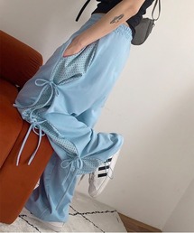 Y2K リボンワイドカーゴパンツ