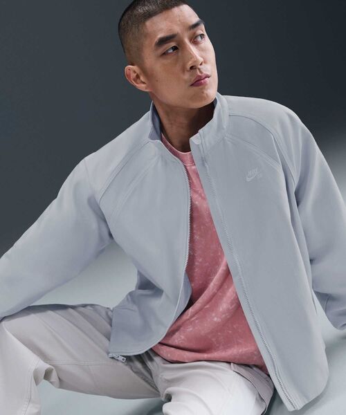 NIKE SB（ナイキエスビー）の「ナイキ SB デニム フルジップ トラックジャケット / Nike SB Denim Full-Zip Track Jacket IH1989-085 Football Grey（ブルゾン・メンズ・グレー・L/M/XL/2XL/S）」の3枚目の写真