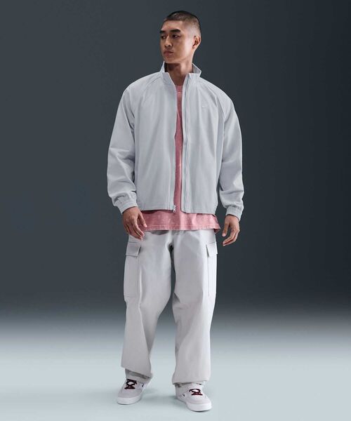 NIKE SB（ナイキエスビー）の「ナイキ SB デニム フルジップ トラックジャケット / Nike SB Denim Full-Zip Track Jacket IH1989-085 Football Grey（ブルゾン・メンズ・グレー・L/M/XL/2XL/S）」の4枚目の写真