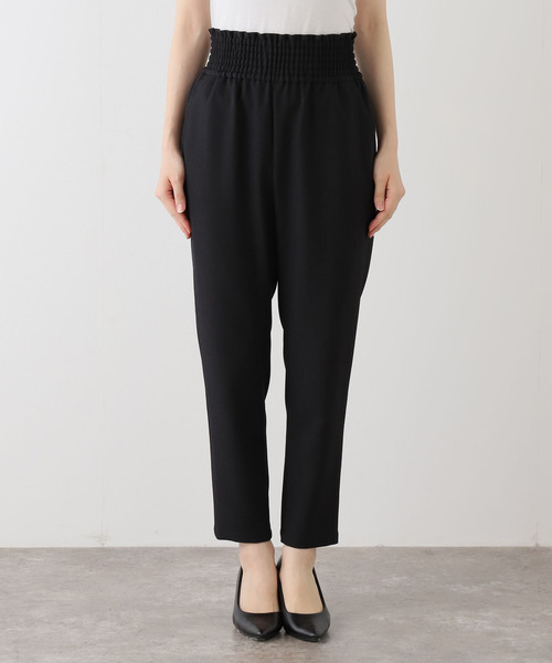 ウールライクストレッチイージーテーパードパンツ（その他パンツ