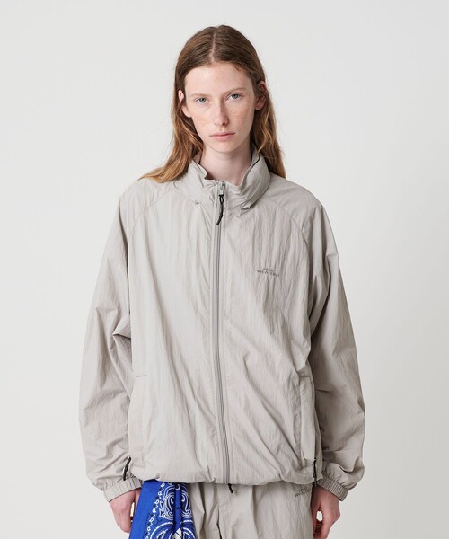 NICE WEATHER＞ナイロン スタンドブルゾン（ナイロンジャケット