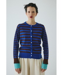 Border knit cardigan ボーダーニットカーディガン