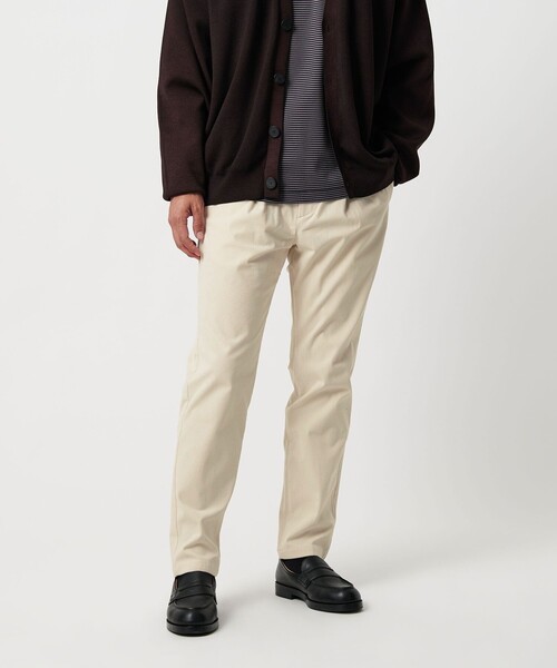 BEAUTY&YOUTH UNITED ARROWS（ビューティーアンドユースユナイテッドアローズ）の「トリコット コーデュロイ 1プリーツ イージーパンツ NO.5 ストレッチ（その他パンツ・メンズ・ブラック/オフホワイト/ダークグリーン/モカ・L/S/M/XL）」の2枚目の写真