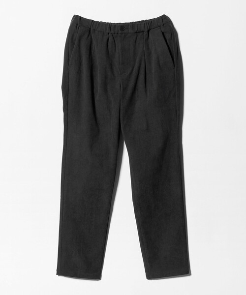 BEAUTY&YOUTH UNITED ARROWS（ビューティーアンドユースユナイテッドアローズ）の「トリコット コーデュロイ 1プリーツ イージーパンツ NO.5 ストレッチ（その他パンツ・メンズ・ブラック/オフホワイト/ダークグリーン/モカ・L/S/M/XL）」の6枚目の写真