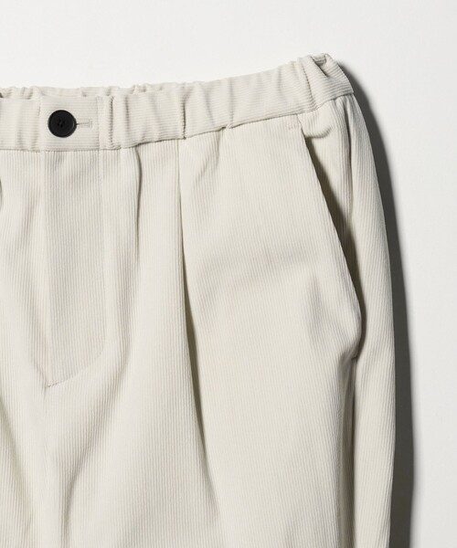 トリコット コーデュロイ 1プリーツ イージーパンツ NO.5 ストレッチ