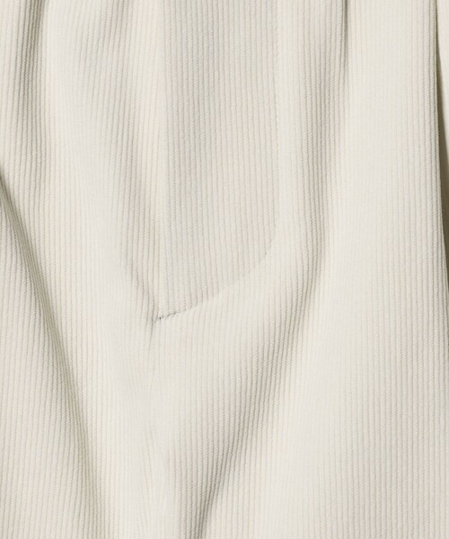 BEAUTY&YOUTH UNITED ARROWS（ビューティーアンドユースユナイテッドアローズ）の「トリコット コーデュロイ 1プリーツ イージーパンツ NO.5 ストレッチ（その他パンツ・メンズ・ブラック/オフホワイト/ダークグリーン/モカ・L/S/M/XL）」の15枚目の写真