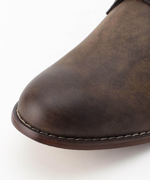 HIDEAWAYS NICOLE（ハイダウェイニコル）の「チャッカーブーツ（ブーツ・メンズ・チャコールグレー/ライトグレー/ダークブラウン・27.5cm/26.5cm/25.5cm）」の6枚目の写真