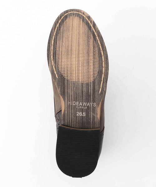 HIDEAWAYS NICOLE（ハイダウェイニコル）の「チャッカーブーツ（ブーツ・メンズ・チャコールグレー/ライトグレー/ダークブラウン・27.5cm/26.5cm/25.5cm）」の7枚目の写真