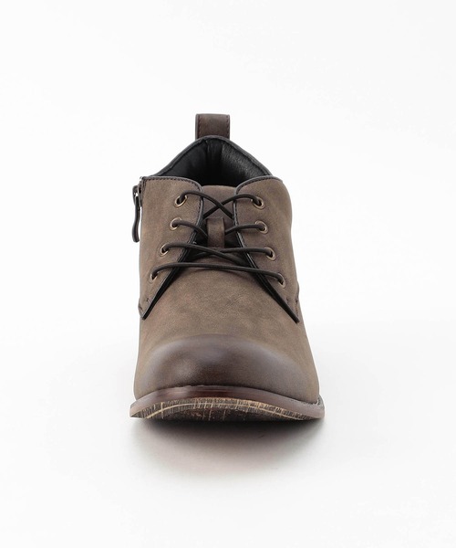HIDEAWAYS NICOLE（ハイダウェイニコル）の「チャッカーブーツ（ブーツ・メンズ・チャコールグレー/ライトグレー/ダークブラウン・27.5cm/26.5cm/25.5cm）」の9枚目の写真