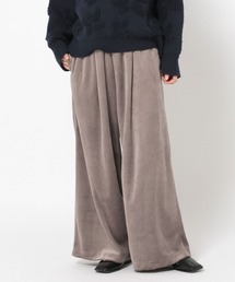 studio CLIP | カットベロアイージーパンツ(その他パンツ)