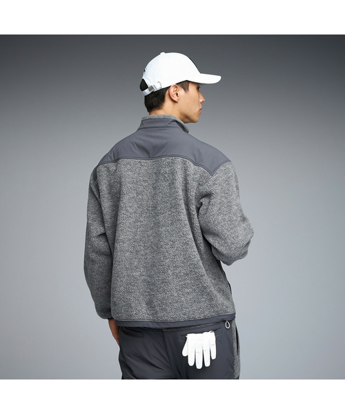 PUMA（プーマ）の「PUMA プーマ メンズ ゴルフ FOG ハイブリッド フリース ジャケット（ブルゾン・メンズ・エメラルド/チャコールグレー・MEDIUM/SMALL/LARGE/X-LARGE/XX-LARGE）」の10枚目の写真