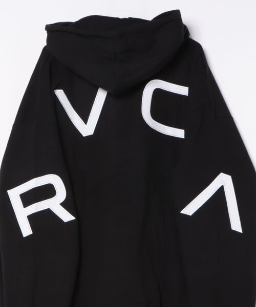 RVCA（ルーカ）の「RVCA メンズ BACK SIDE ARCH RVCA HD パーカー 【2025年秋冬モデル】 @autumn/ルーカバックデザインビッグロゴプルオーバーパーカー・フーディー（パーカー・メンズ・ベージュ系その他/ブラック/クリーム/ヘザーグレー・SMALL/MEDIUM/LARGE/X-LARGE）」の6枚目の写真