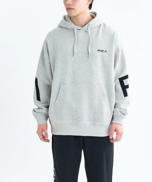 RVCA（ルーカ）の「RVCA メンズ BACK SIDE ARCH RVCA HD パーカー 【2025年秋冬モデル】 @autumn/ルーカバックデザインビッグロゴプルオーバーパーカー・フーディー（パーカー・メンズ・ベージュ系その他/ブラック/クリーム/ヘザーグレー・SMALL/MEDIUM/LARGE/X-LARGE）」の15枚目の写真
