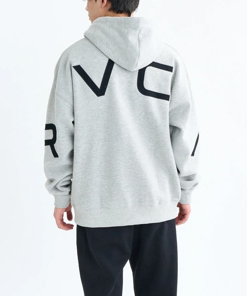 RVCA（ルーカ）の「RVCA メンズ BACK SIDE ARCH RVCA HD パーカー 【2025年秋冬モデル】 @autumn/ルーカバックデザインビッグロゴプルオーバーパーカー・フーディー（パーカー・メンズ・ベージュ系その他/ブラック/クリーム/ヘザーグレー・SMALL/MEDIUM/LARGE/X-LARGE）」の14枚目の写真