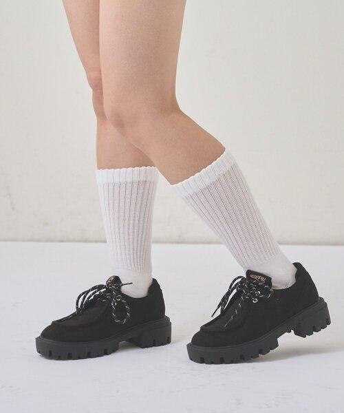 WHO'S WHO gallery（フーズフーギャラリー）の「SLOPPY配色厚底ローファー（ローファー・レディース・キャメル/ブラウン/ブラック/ブラック系その他/サンドベージュ/ブラウン系その他・MEDIUM/LARGE/X-LARGE）」の7枚目の写真